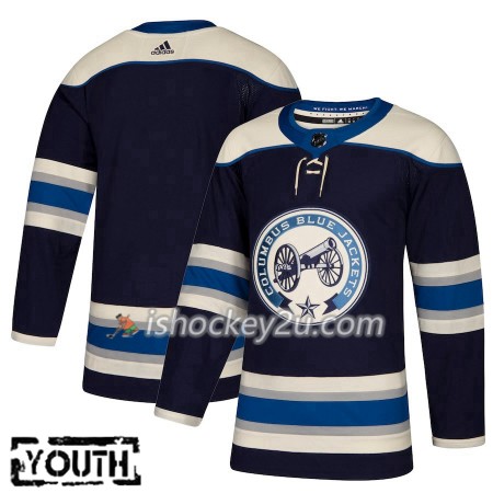 Børn NHL Columbus Blue Jackets Trøje Blank Adidas 2018-19 Alternate Authentic